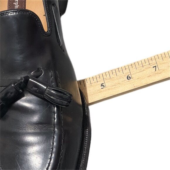 Johnston & Murphy Shoes Mens 9 Wide Black Loafer Tassel Aristocrat Dandy Career